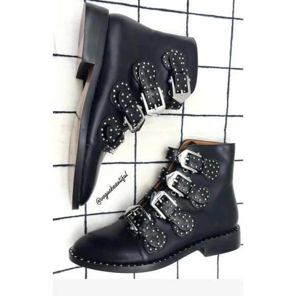 jessica buurman Shoes - Jessica Buurman Lewis Studded Biker Ankle Boots
